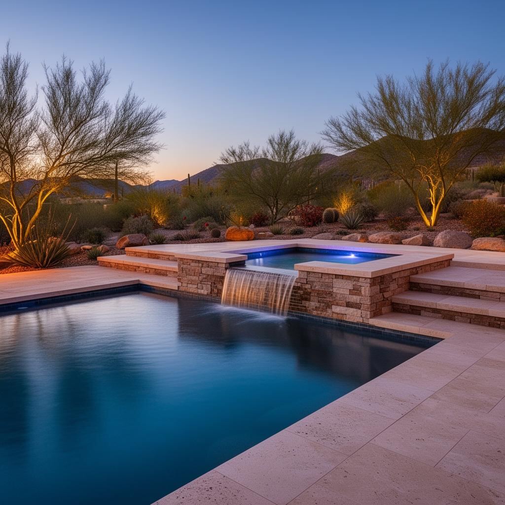DC Ranch Pool Remodel + New Spa — Pool Remodel in Scottsdale, AZ