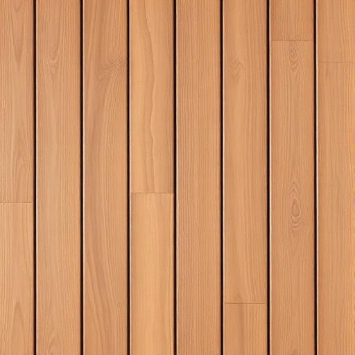Wood-look composite material sample